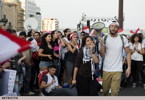 Beyrouth, la jeunesse dans la rue